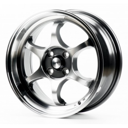 Диски CAST WHEELS CW6088 Hyper Black Lip Polish R16 PCD4x100 W7.0 ET35  DIA73.1